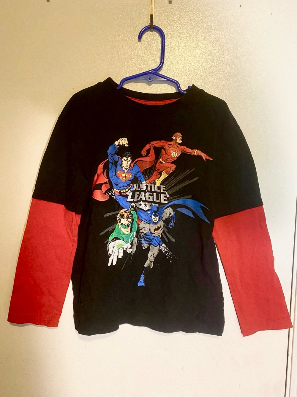 Dc Comics Boys Gray Justice League T-Shirt Size M